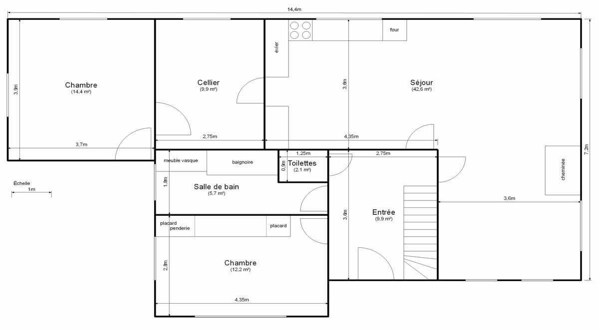 Plan du rez-de-chaussée